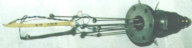 strand burner - strand holder with mounted strand